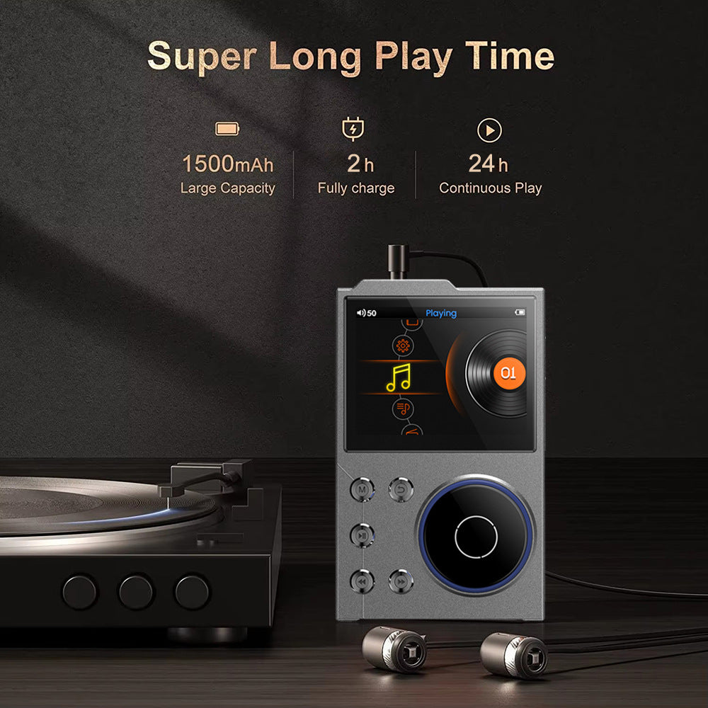 Portable Hi-Res Digital Audio Player - DSD, Dual DAC, Bluetooth 5.0, Expandable Storage(BLACK 16GB +32GB) - Image 5