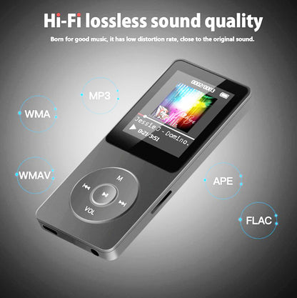 Portable Digital Music Player - Bluetooth 5.4, Hi-Fi Lossless Sound, 8GB Built-in & Expandable Storage(black 8GB) - Image 2