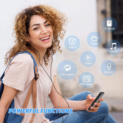 Portable Digital Music Player - Bluetooth 5.4, Hi-Fi Lossless Sound, 8GB Built-in & Expandable Storage(black 16GB) - Image 6