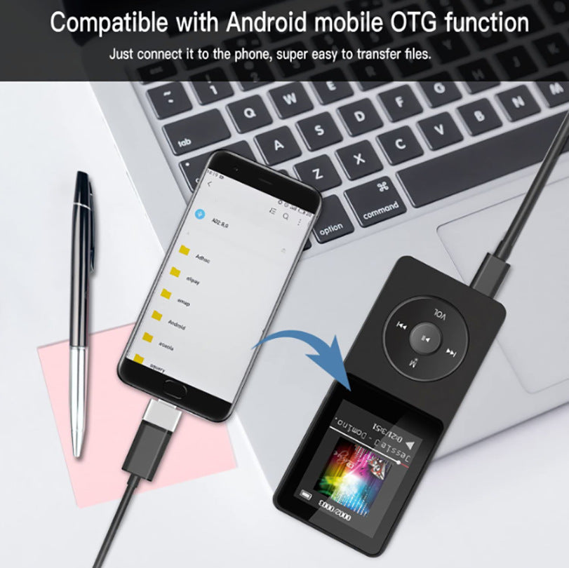 Portable Digital Music Player - Bluetooth 5.4, Hi-Fi Lossless Sound, 8GB Built-in & Expandable Storage(black 64GB) - Image 3