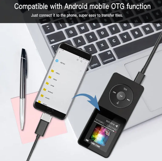 Portable Digital Music Player - Bluetooth 5.4, Hi-Fi Lossless Sound, 8GB Built-in & Expandable Storage(black 64GB) - Image 3