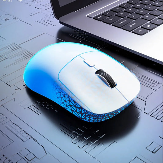 75g Ultra-Lightweight Tri-Mode Wireless Gaming Mouse - 1000Hz Polling Rate, 120-Hour Battery(pink) - Image 2