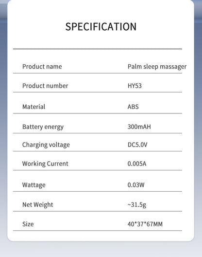 Handheld Microcurrent Sleep Aid Device - USB Rechargeable Pulse Massager for Relaxation & Deep Sleep(green) - Image 8