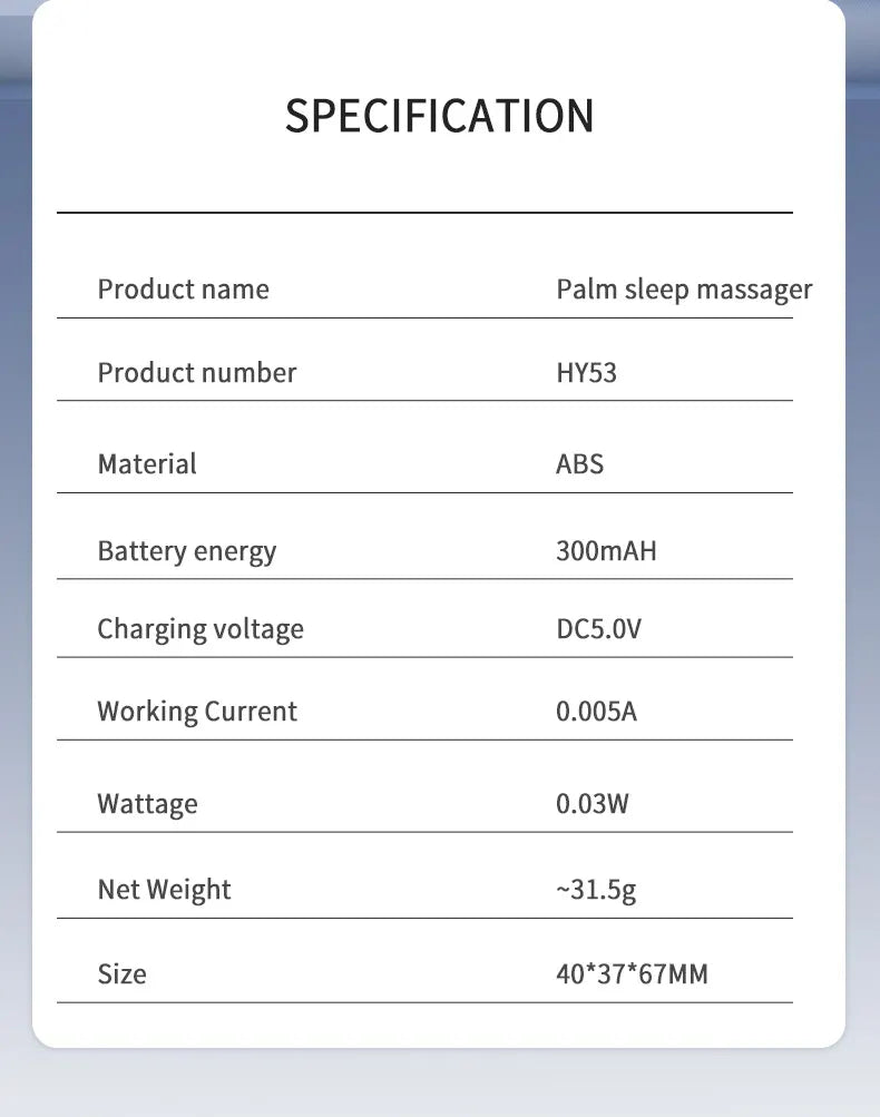 Handheld Microcurrent Sleep Aid Device - USB Rechargeable Pulse Massager for Relaxation & Deep Sleep(green) - Image 8