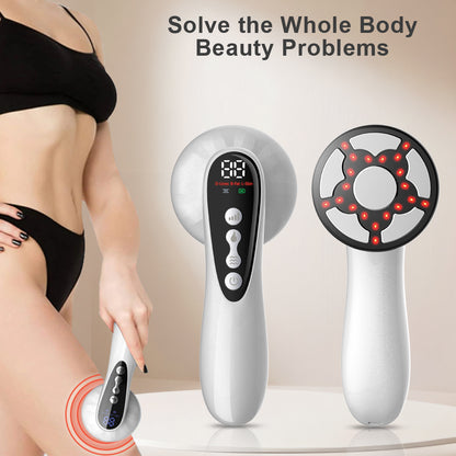 Advanced Multi-Technology Body Contouring Device - 5-in-1 Skin Firming, Muscle Toning & Rejuvenation Tool(White) - Image 2