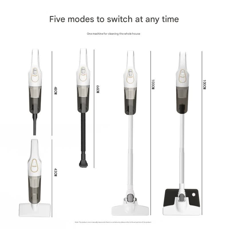 Cordless 2-in-1 Handheld & Stick Vacuum Cleaner with Detachable Water Tank & Dust Mite Remover(black) - Image 4