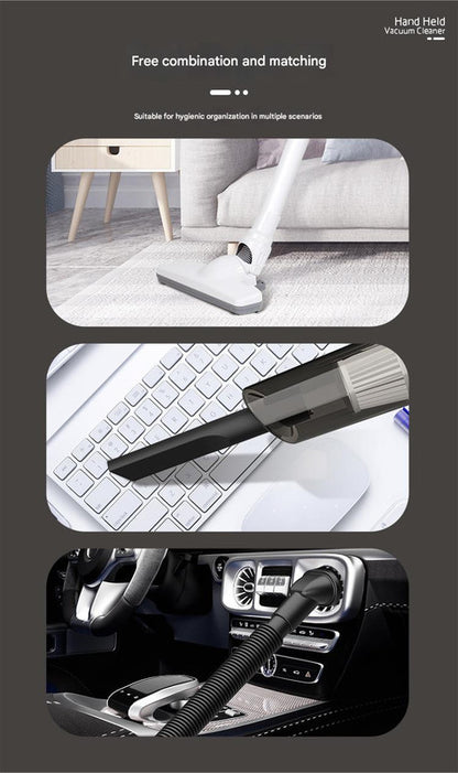 Cordless 2-in-1 Handheld & Stick Vacuum Cleaner with Detachable Water Tank & Dust Mite Remover(white) - Image 6
