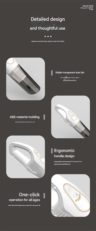 Cordless 2-in-1 Handheld & Stick Vacuum Cleaner with Detachable Water Tank & Dust Mite Remover(white) - Image 7