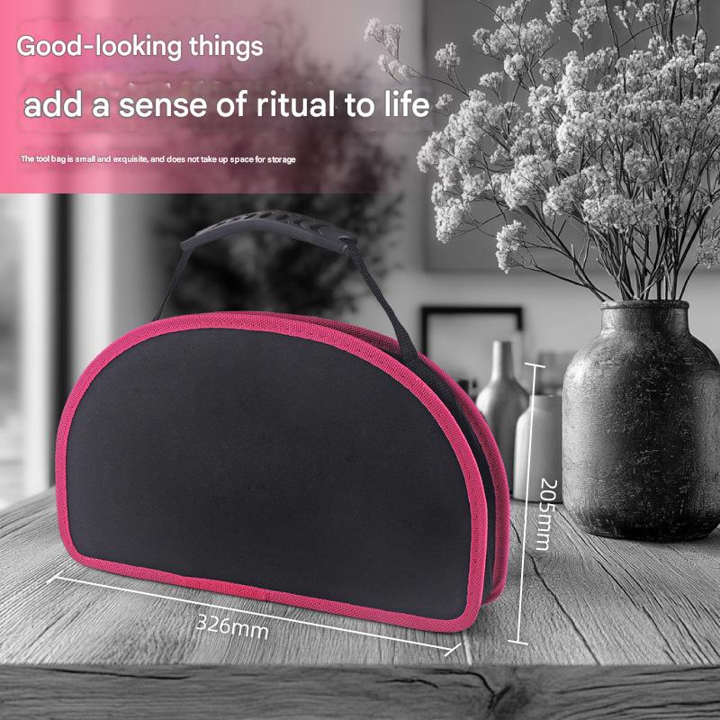63-Piece Essential Home Repair Tool Kit with Portable Zipper Case(pink) - Image 6