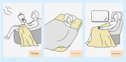Ultra-Soft Kids Plush Fleece Blanket - Cozy Cartoon Animal Throw for All Seasons (Rabbit) - Image 2