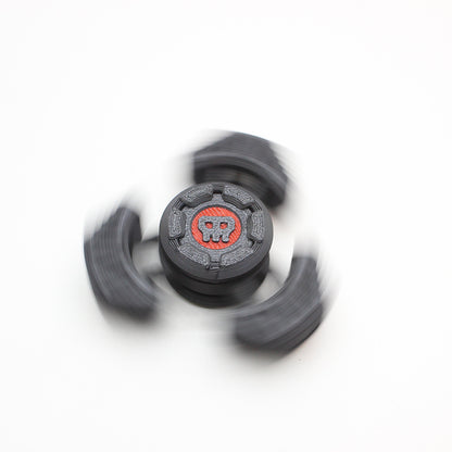 Two Sci-Fi Triangular Keychain Fidget Spinner - 3D Printed EDC Stress Relief Toy(white) - Image 4