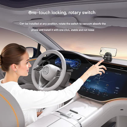 Universal Car Dashboard Phone Holder with Rotary Suction Cup & 360° Rotation(black) - Image 2