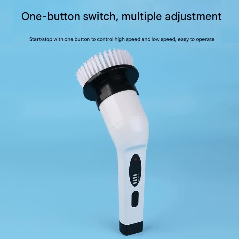 9-in-1 Multifunctional Cordless Electric Spin Scrubber with Adjustable Extension Handle(white) - Image 3