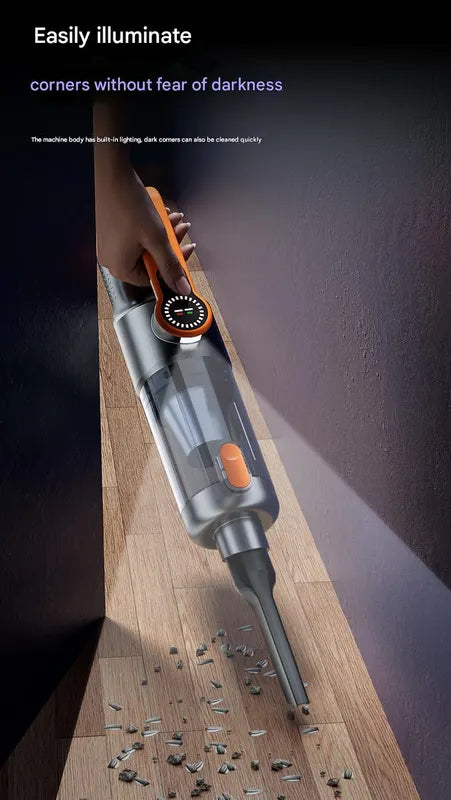 Multi-Function Cordless Handheld Vacuum Cleaner & Blower - Powerful Brushless Motor with Digital Display(Black and gray) - Image 8