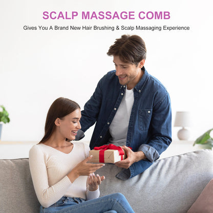 Electric Scalp Massager & Essential Oil Applicator Brush - 360 Kneading, 3 Modes, USB-C Rechargeable(black) - Image 8