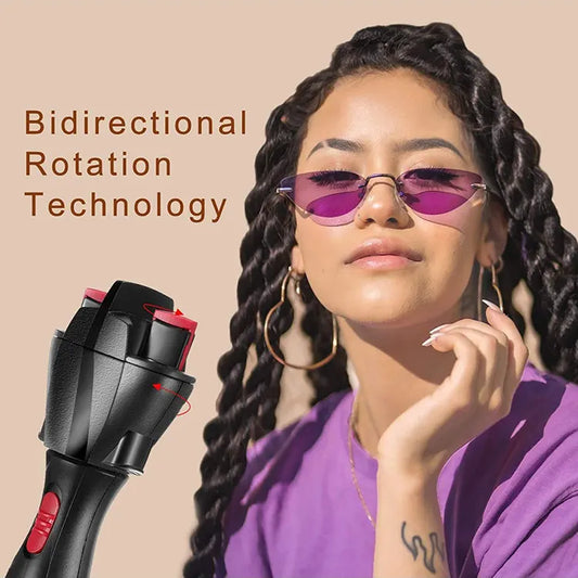 Automatic Hair Braiding Tool - Bi-Directional Rotation, Quick Twist Styling for Braids & Handmade Bracelets(black) - Image 3