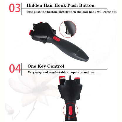 Automatic Hair Braiding Tool - Bi-Directional Rotation, Quick Twist Styling for Braids & Handmade Bracelets(black) - Image 6