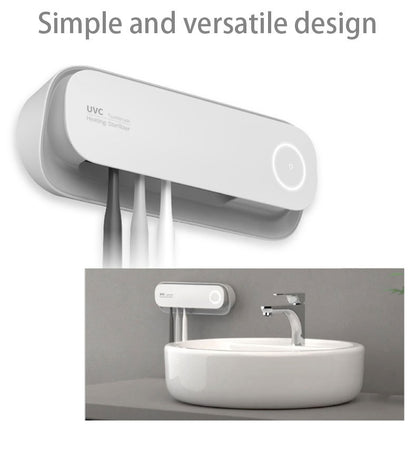 Smart UVC Toothbrush Sterilizer & Holder with Heat Drying, Radar Sensor Night Light(white) - Image 9