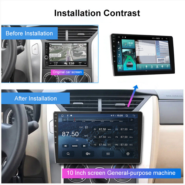 Universal 7-Inch Android Car Stereo GPS Navigator - QLED HD Touchscreen, 2GB RAM 32GB ROM, WiFi, Bluetooth 5.4, CarPlay & Mirror Link(black 7 inches) - Image 5