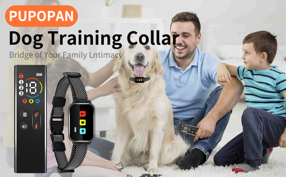 Rechargeable Dog Training Collar with Remote - 2600ft Range, 3 Modes(black) - Image 5