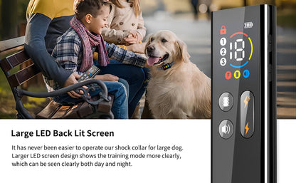 Rechargeable Dog Training Collar with Remote - 2600ft Range, 3 Modes(black) - Image 7