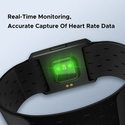 Optical Armband Heart Rate Monitor - Bluetooth & ANT+ Dual Protocol, IP67 Waterproof for Fitness Training(black) - Image 3