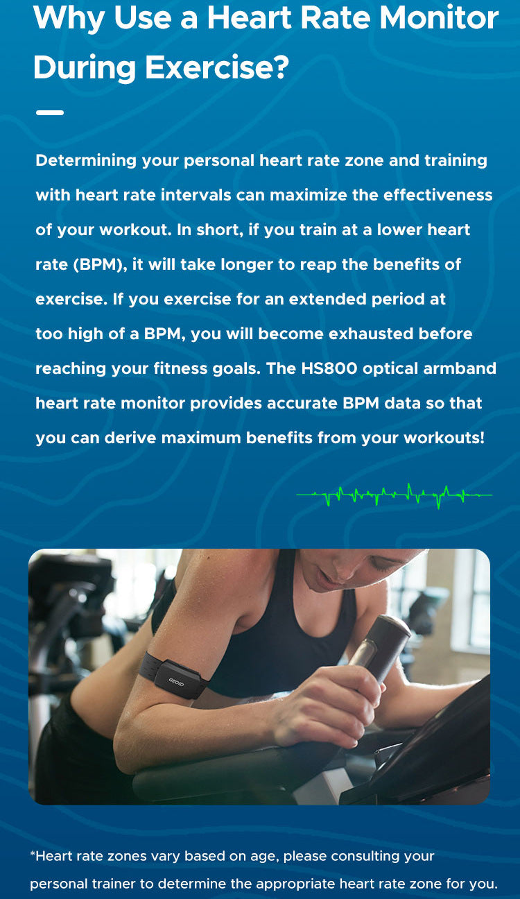 Optical Armband Heart Rate Monitor - Bluetooth & ANT+ Dual Protocol, IP67 Waterproof for Fitness Training(black) - Image 5