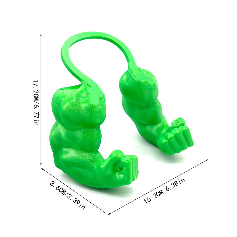 2pc Hilarious Muscle Arm Pet Costume Prop - Funny Novelty Arms for Cats & Small Dogs(green) - Image 6