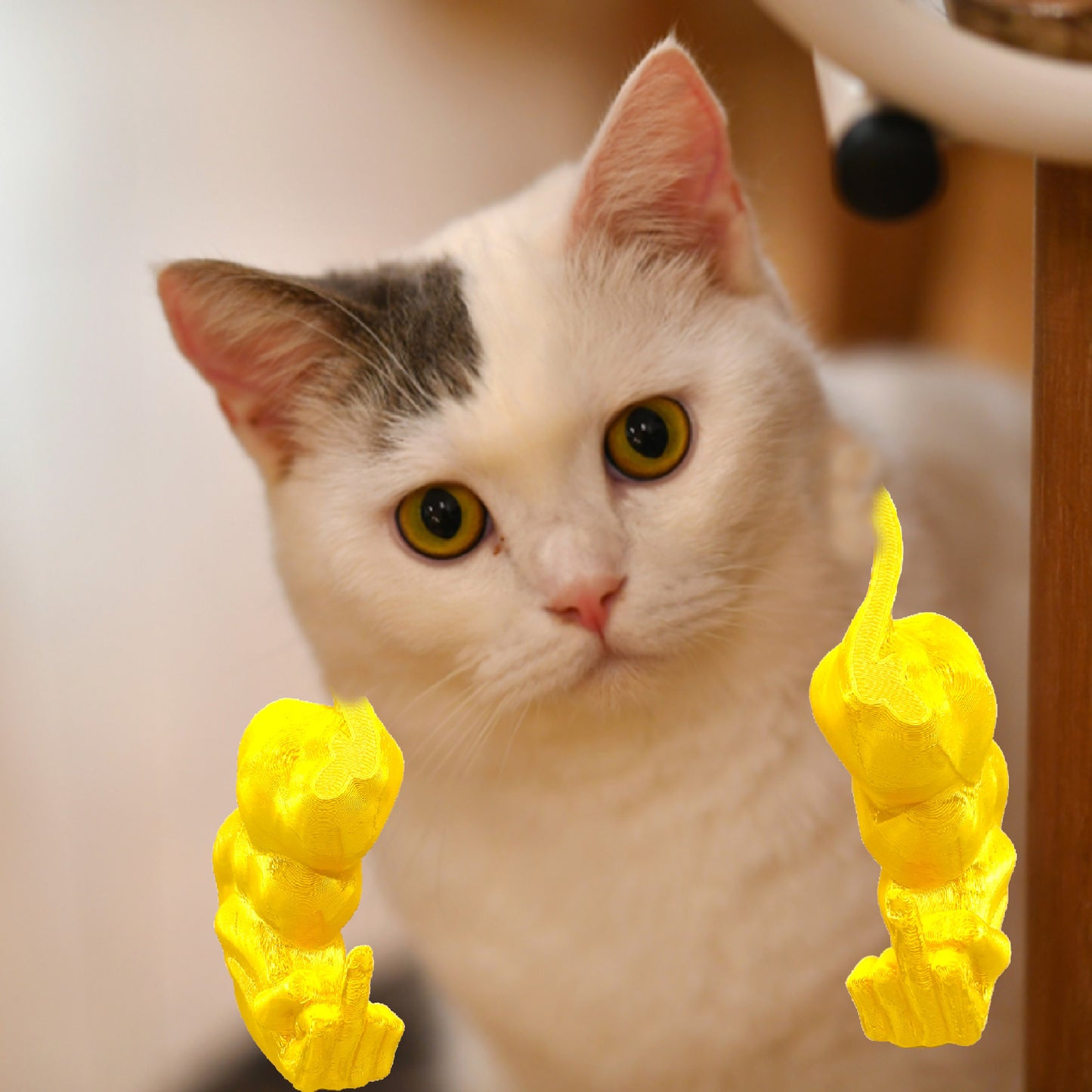 2pc Hilarious Muscle Arm Pet Costume Prop - Funny Novelty Arms for Cats & Small Dogs(blue) - Image 5