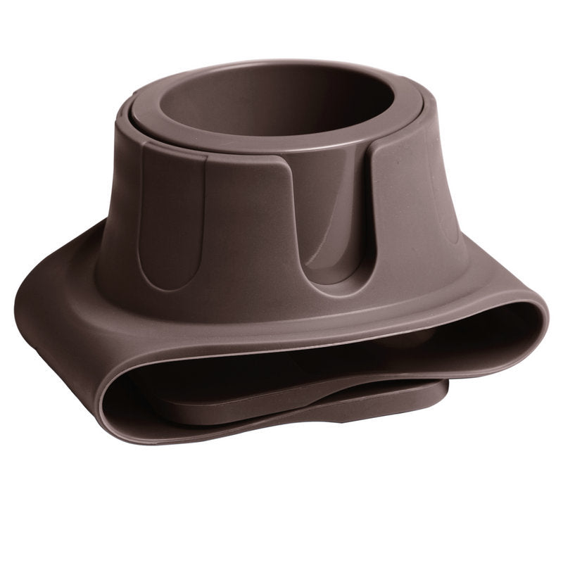 Flexible Anti-Spill Silicone Couch Arm Cup Holder - Sofa Armrest Drink Tray(coffee)