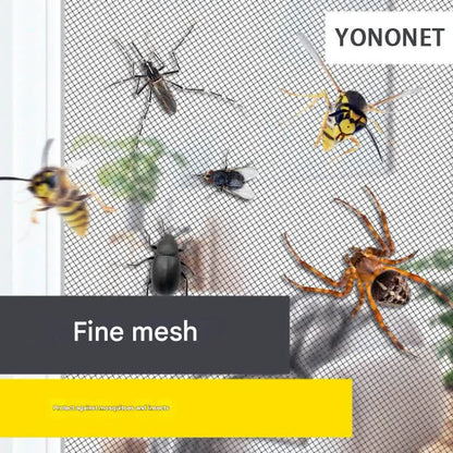 3pc DIY Magnetic Window Screen Kit - Fine Mesh Insect Net, No Drilling Required, Cut to Size(black 150cm x 130cm) - Image 2