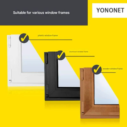 3pc DIY Magnetic Window Screen Kit - Fine Mesh Insect Net, No Drilling Required, Cut to Size(black 150cm x 130cm) - Image 3