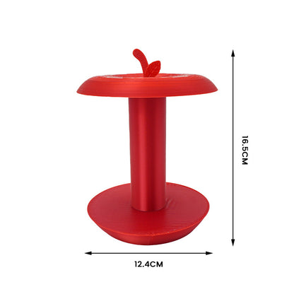 Apple-Shaped Adjustable Tissue Roll Holder - Fun & Practical Desktop Paper Towel Stand(red) - Image 6