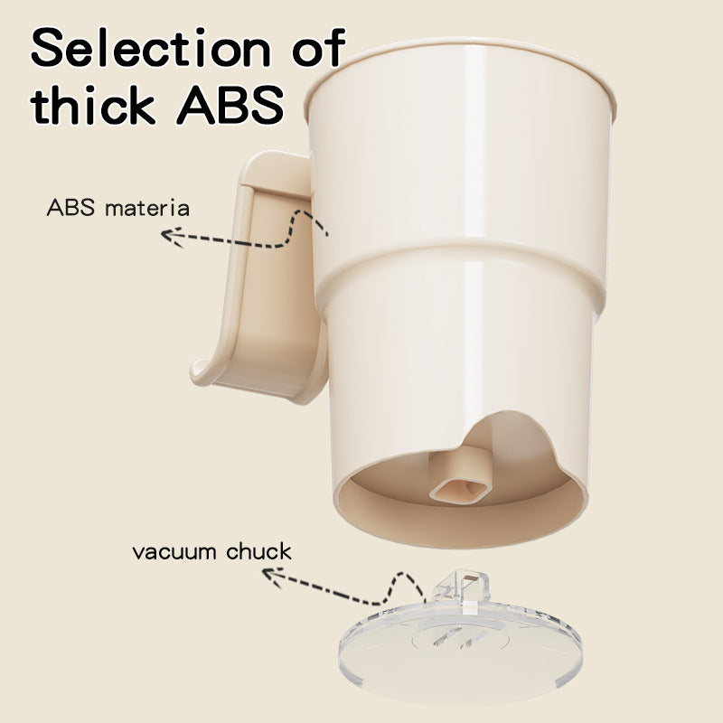 Multi-Purpose Anti-Spill Cup Holder with Suction Base & Detachable Phone Stand(orange) - Image 3