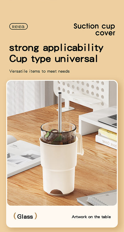 Multi-Purpose Anti-Spill Cup Holder with Suction Base & Detachable Phone Stand(pink) - Image 6