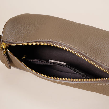 Genuine Leather Boston Bag - Mini Barrel Crossbody & Top Handle Purse(black) - Image 9