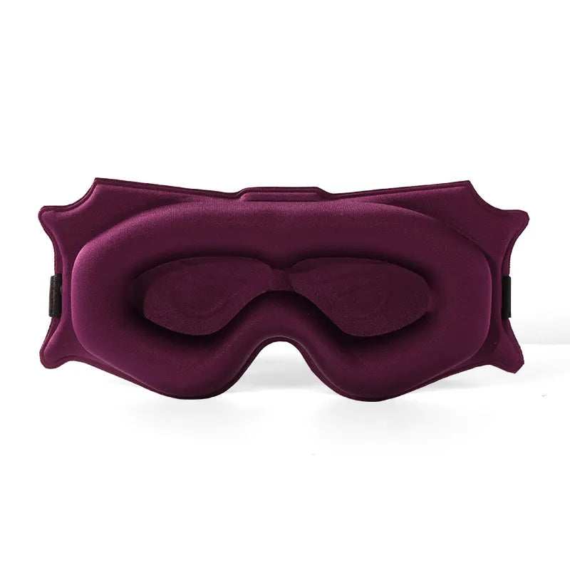 3pc 6D Contoured Zero-Pressure Sleep Mask - 360 Light Blocking Eye Mask with Adjustable Strap(Dura)