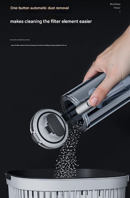 Silver and Purple 4-in-1 Cordless Handheld Vacuum Cleaner - Powerful 16KPa Suction with Brushless Motor, Blower & Air Pump - Image 7