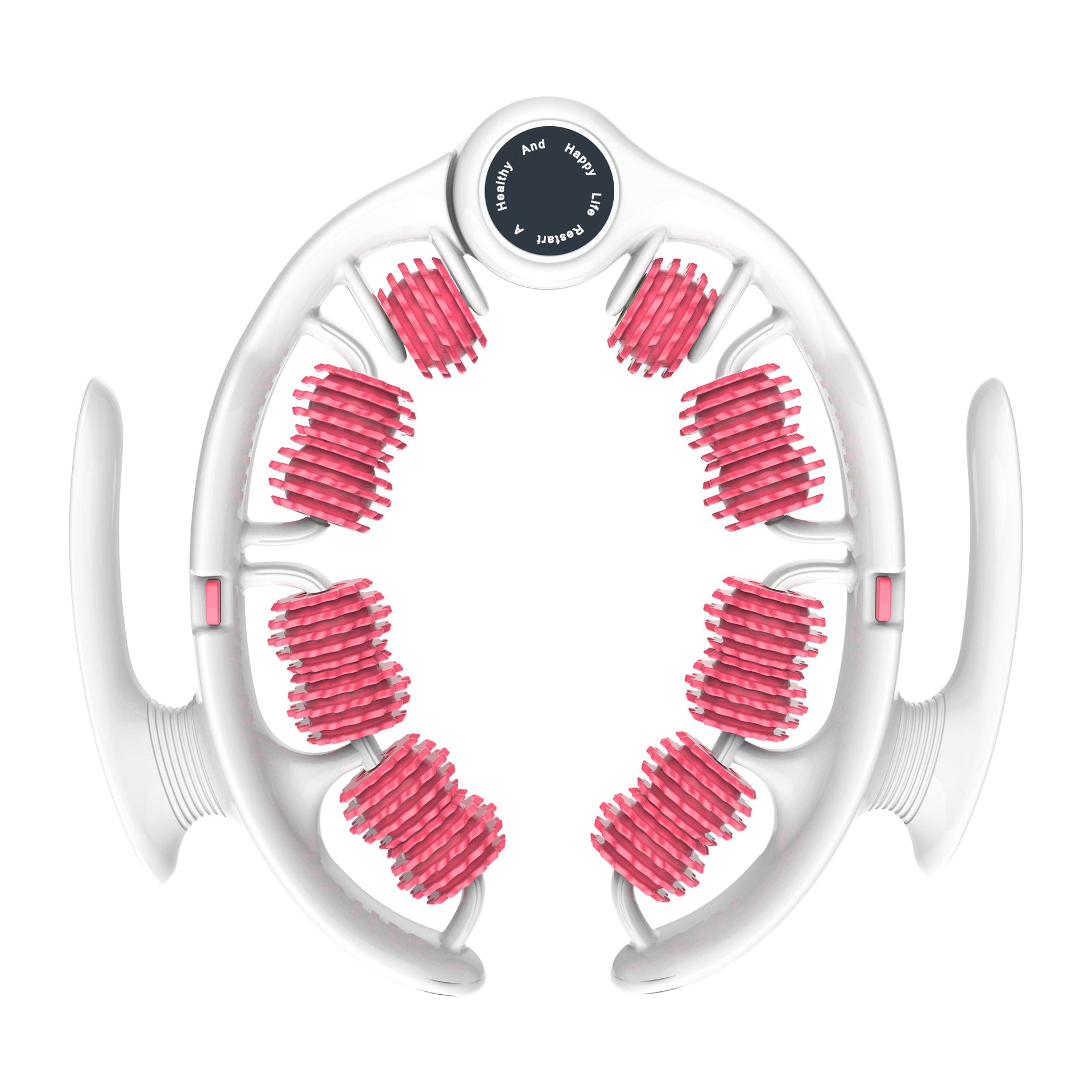 Pink U-Shape 360 Degree Massage Roller - Multi-Functional Leg, Arm & Neck Massager for Muscle Relief & Recovery - Image 8