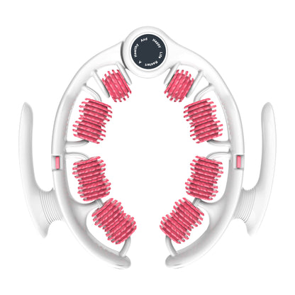 Pink U-Shape 360 Degree Massage Roller - Multi-Functional Leg, Arm & Neck Massager for Muscle Relief & Recovery - Image 8