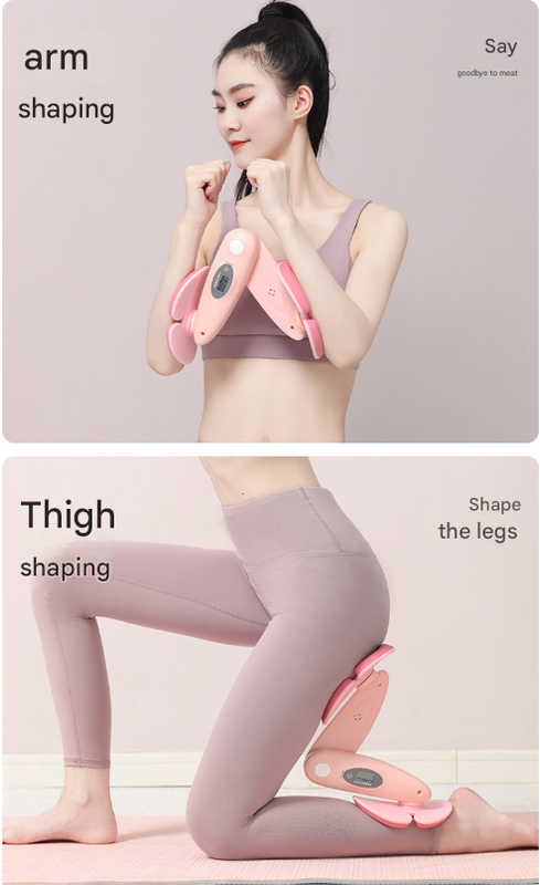 Pink Smart Kegel & Thigh Master with Digital Counter - Adjustable Pelvic Floor Trainer for Women's Home Workout - Image 8