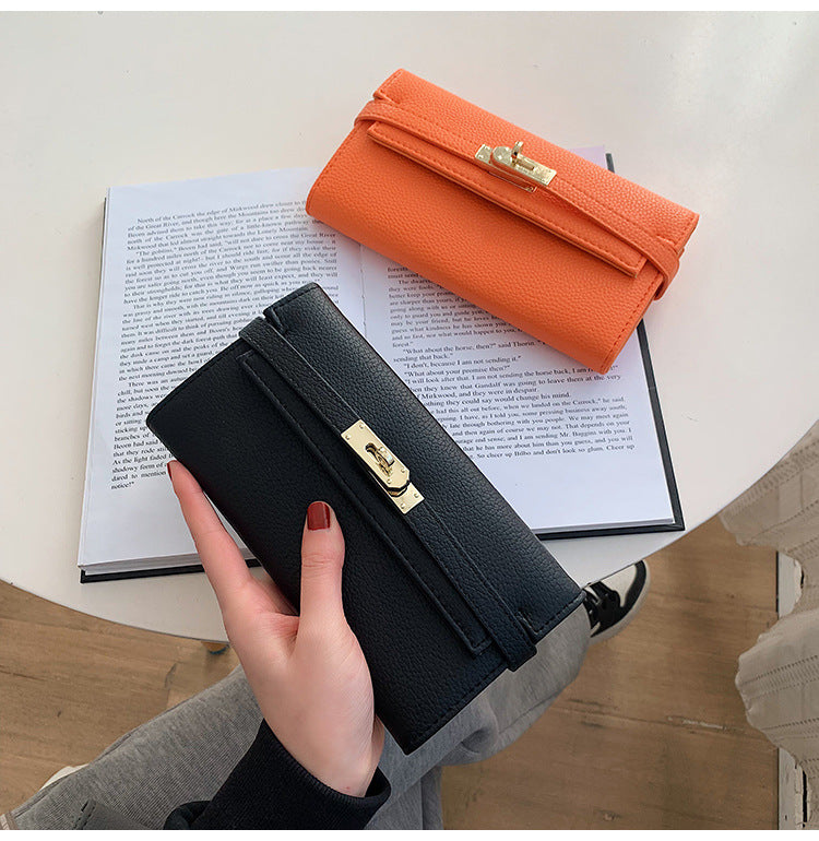Random Color Surprise Lucky Bag: Random Style Women's Long PU Leather Wallet Mystery Box - Image 2