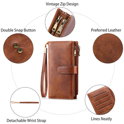 Random Color Surprise Lucky Bag: Random Style Women's Long PU Leather Wallet Mystery Box - Image 4