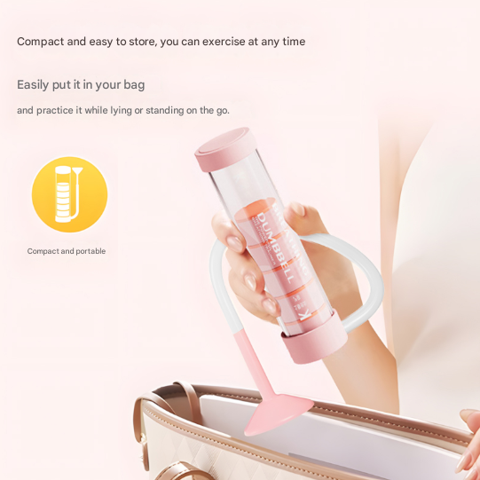 Pink Adjustable Breathing Exerciser & Respiratory Muscle Trainer - Lung Capacity, Core & Pelvic Floor Fitness Tool - Image 5
