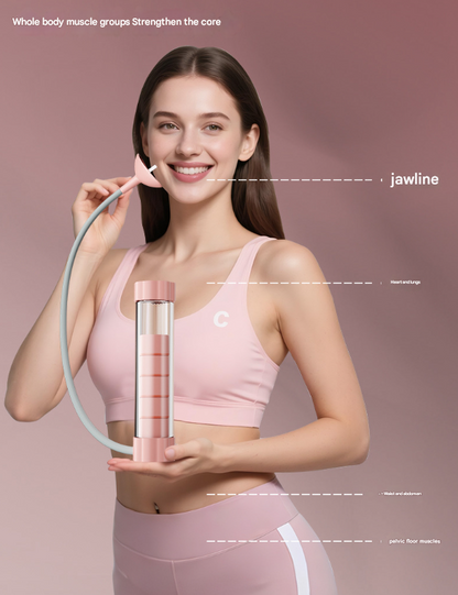 Blue Adjustable Breathing Exerciser & Respiratory Muscle Trainer - Lung Capacity, Core & Pelvic Floor Fitness Tool - Image 6