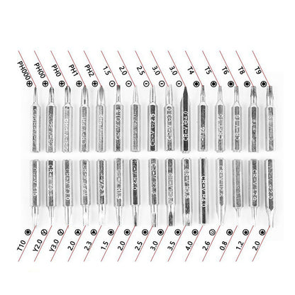 Green 32-in-1 Precision Screwdriver Set - Magnetic Repair Tool Kit for Electronics, Phone & PC - Image 8