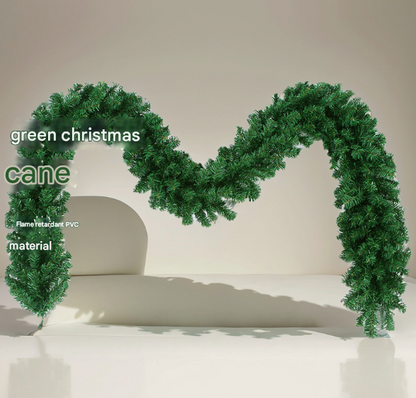 Classic Green Lush Artificial Christmas Garland - 2.7m Green Pine Vine with 280 Tips for Holiday Decor - Image 5