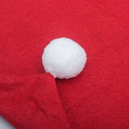 Red Festive Santa Hat Dining Chair Covers - Set of 8 for Holiday Party Decoration - Image 5