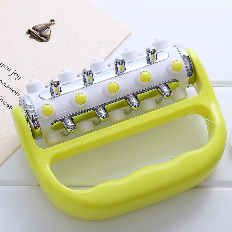 Blue Ergonomic Body Roller Massager - Handheld Deep Tissue Tool for Muscle Relief and Fascia Release - Image 7
