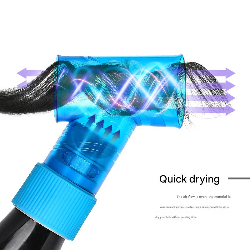 Black Wind Spin Hair Curler Diffuser - Universal Hair Dryer Attachment for Effortless Waves and Curls - Image 4